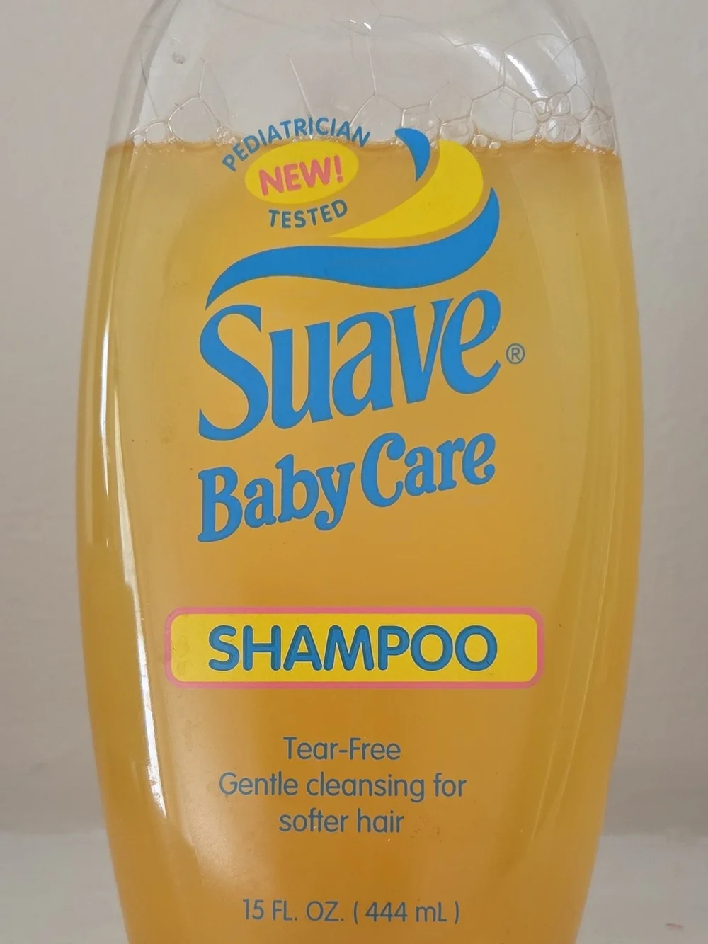 Vtg 90s Suave Baby Care Shampoo Bottle • Helene Curtis • Unused Evaporated ⬇️